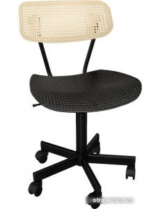 Офисный стул Sheffilton SHT-ST85/S121М (бежевый/черный/черный муар)
