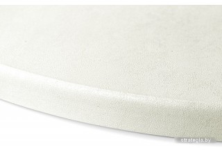 Sheffilton SHT-TU10/120-80 МДФ овальный (черный муар/бетон крем)