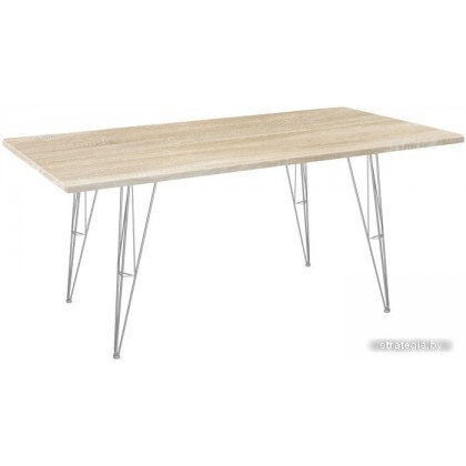 Sheffilton SHT-TU10/120/80 (хром лак/дуб сонома светлый)