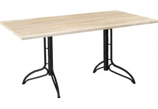 Sheffilton SHT-TU20/120/80 МДФ (черный муар/дуб сонома светлый)