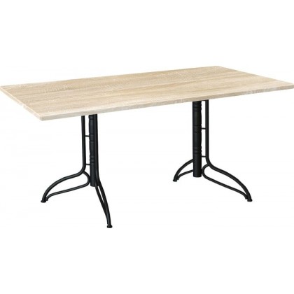 Sheffilton SHT-TU20/120/80 МДФ (черный муар/дуб сонома светлый)