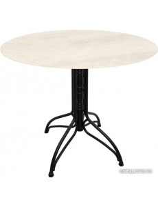 Кухонный стол Sheffilton SHT-TU25/TT21-6 90 (черный муар/песчаное облако)