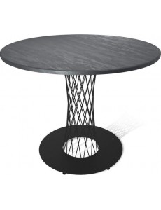 Кухонный стол Sheffilton SHT-TU3-1/TT 90 SHT-T233 (черный муар/каменный уголь)