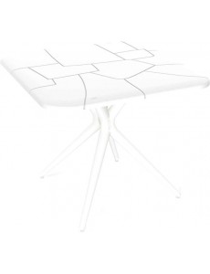 Кухонный стол Sheffilton SHT-TU30/TT30 83/83 (белый/белый)