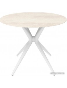 Кухонный стол Sheffilton SHT-TU30/TU21-6 90 (белый/песчаное облако)
