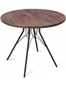 Кухонный стол Sheffilton SHT-TU34-P/80 (черный муар/палисандр)