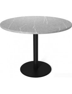 Кухонный стол Sheffilton SHT-TU43/TT 90 (черный муар/серый мрамор)