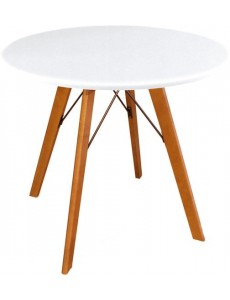 Кухонный стол Sheffilton SHT-TU9/80 МДФ (светлый орех/белый)