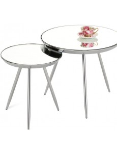 Журнальный столик Sheffilton SHT-CT19 191712 (зеркальный/хром)