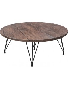 Журнальный столик Sheffilton SHT-TU29/H36/МДФ 70/70 (палисандр/черный муар)