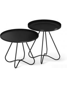 Журнальный столик Sheffilton SHT-CT3/CT3-2 (черный муар)