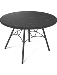 Журнальный столик Sheffilton SHT-S100/ЛДСП 60 (черный муар/камень пьетра гриджио черный)