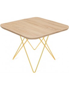 Журнальный столик Sheffilton SHT-TU37/ЛДСП 193847 (золото/дуб сонома)