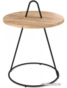 Журнальный столик Sheffilton SHT-CT36 (дуб тортуга/черный муар)