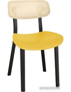 Стул Sheffilton SHT-S85 (бежевый/желтый/черный)