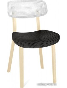 Стул Sheffilton SHT-S85 (белый/черный/бежевый)