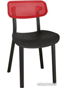 Стул Sheffilton SHT-S85 (черный/красный/черный)