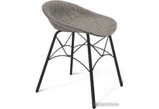 Табурет Sheffilton SHT-ST19-SF1/S107 (коричневый сахар/черный муар)