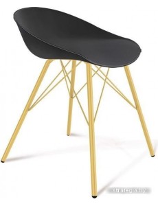 Стул Sheffilton SHT-ST19/S37 (черный/золото)