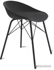 Стул Sheffilton SHT-ST19/S64 (черный/черный муар)