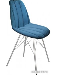 Стул Sheffilton SHT-ST29-C1/S37 (морская глубина/хром лак)