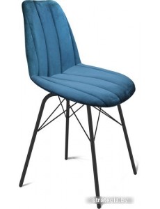 Стул Sheffilton SHT-ST29-C1/S64 (морская глубина/черный муар)