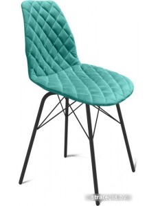 Стул Sheffilton SHT-ST29-C12/S64 (голубая лагуна/черный муар)