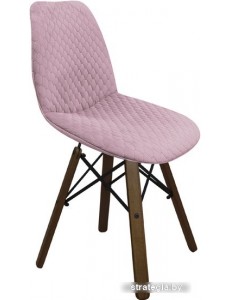 Стул Sheffilton SHT-ST29-C22/S70 (розовый зефир/темный орех/черный муар)