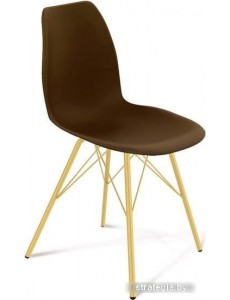 Стул Sheffilton SHT-ST29/S37 (коричневый/золото)