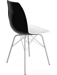 Стул Sheffilton SHT-ST29/S64 (белый/черный/хром лак)