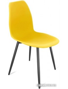 Стул Sheffilton SHT-ST29/S95-1 (желтый/черный муар)