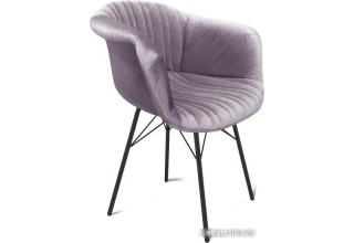 Стул с подлокотниками Sheffilton SHT-ST31-C1/S64 (ледяная лаванда/черный муар)