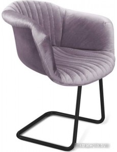 Стул Sheffilton SHT-ST31-C1/S45-1 СТ-643 (ледяная лаванда/черный муар)