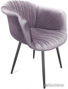 Стул с подлокотниками Sheffilton SHT-ST31-С1/S95-1 (ледяная лаванда/черный муар)