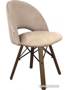 Стул Sheffilton SHT-ST34-1/S70 (латте/темный орех/черный)