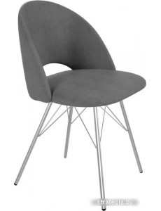 Стул Sheffilton SHT-ST34/S37 (платиново-серый/хром лак)