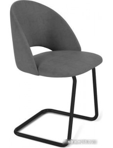 Стул Sheffilton SHT-ST34/S45-1 (платиново-серый/черный муар)