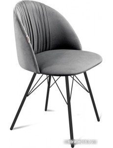Стул Sheffilton SHT-ST35-1/S37 (угольно-серый/черный муар)