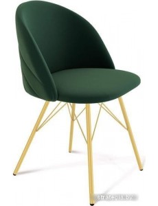 Стул Sheffilton SHT-ST35-2/S37 (лиственно-зеленый/золото)