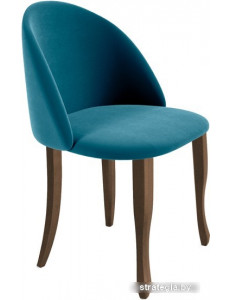 Стул Sheffilton SHT-ST35/S122 (тихий океан/темный орех/черный муар)