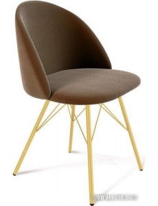 Стул Sheffilton SHT-ST35/S37 (кофейный ликер/золото)