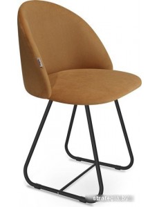 Стул Sheffilton SHT-ST35/S38 (горчичный/хром лак)