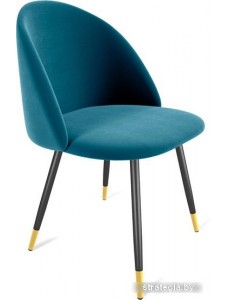 Стул Sheffilton SHT-ST35/S95-1 (тихий океан/черный муар/золото)