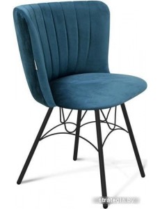 Стул Sheffilton SHT-ST36-1/S100 (тихий океан/чёрный муар)