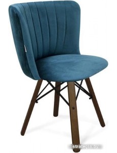 Стул Sheffilton SHT-ST36-1/S70 (тихий океан/темный орех/чёрный муар)