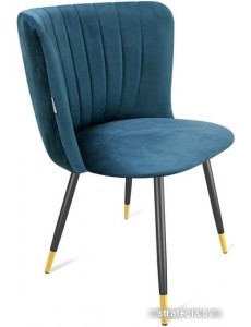 Стул Sheffilton SHT-ST36-1/S95-1 (тихий океан/черный муар/золото)