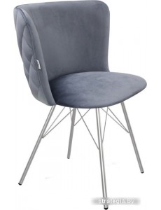 Стул Sheffilton SHT-ST36-3/S37 (нейтральный серый/хром лак)