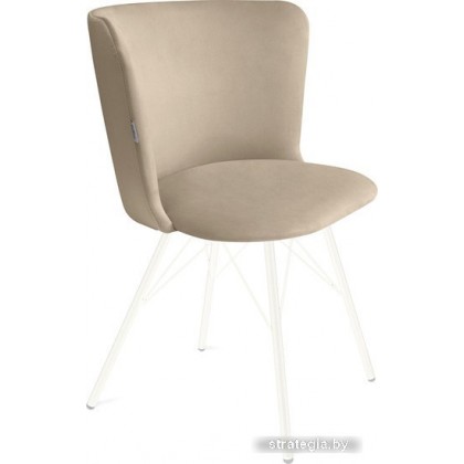 Стул Sheffilton SHT-ST36/S37 (ванильный крем/белый)