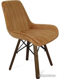 Стул Sheffilton SHT-ST37/S70 (горчичный/темный орех)