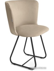 Стул Sheffilton SHT-ST36/S38 (ванильный крем/черный муар)